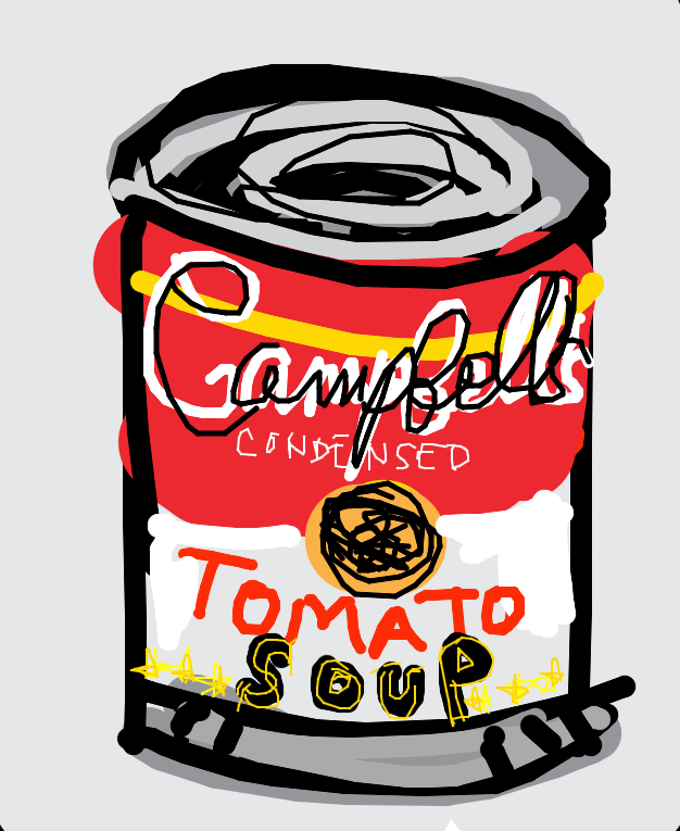    Campbell's Soup Can (Tomato)' Andy Warhol, 1965   