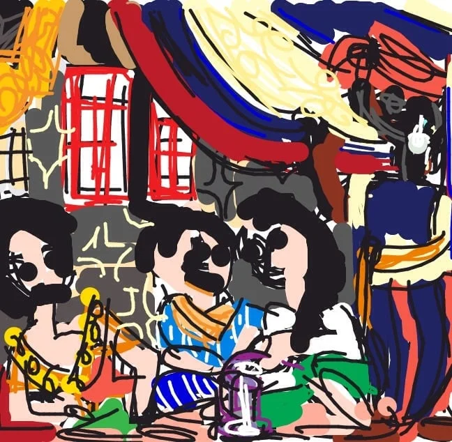 The Jewess in Delacroix's "Women of Algiers"