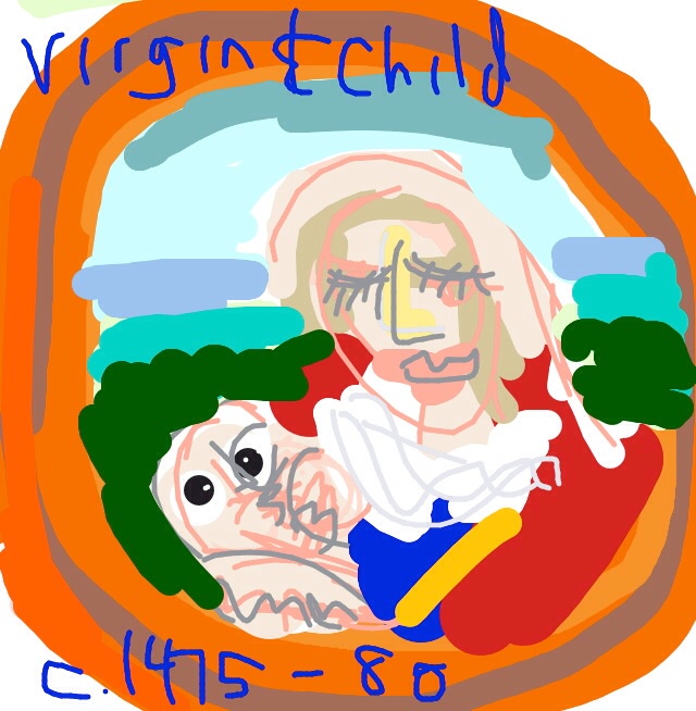 Virgin and Child, Hans Mewling, ca. 1475-80