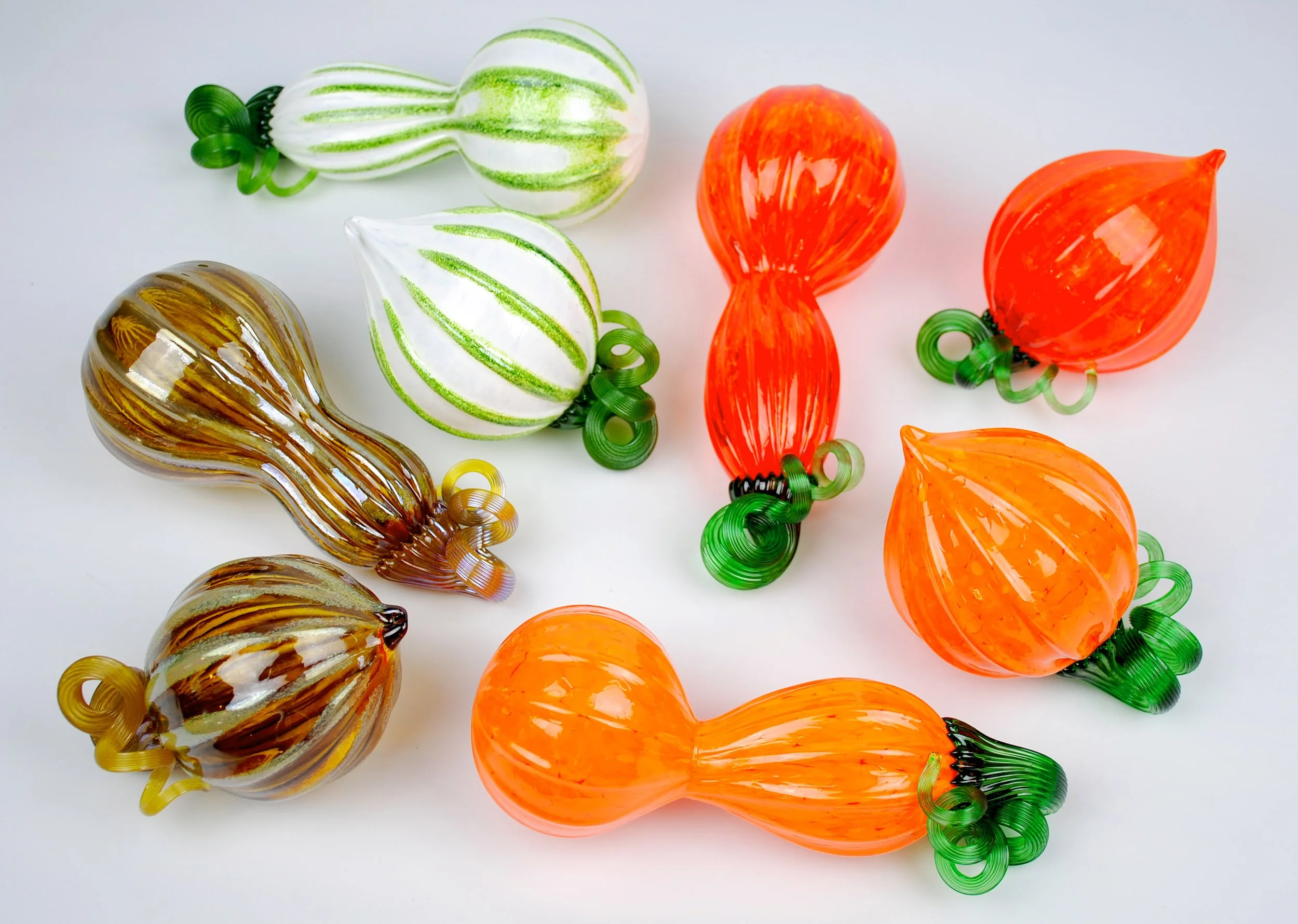 Gooseneck and Acorn Gourds