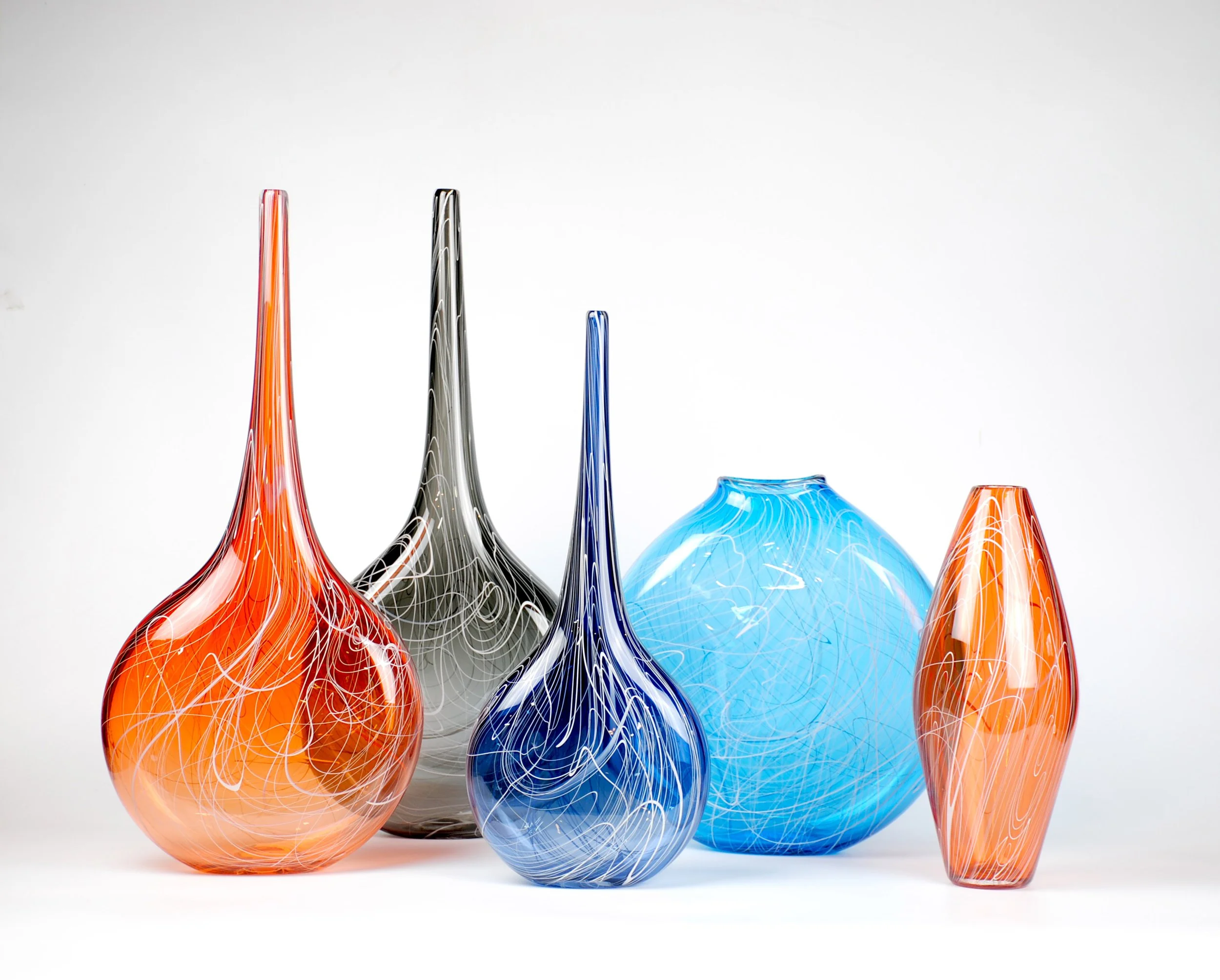 Salmon, Grey, Steel Blue, Aqua, Salmon