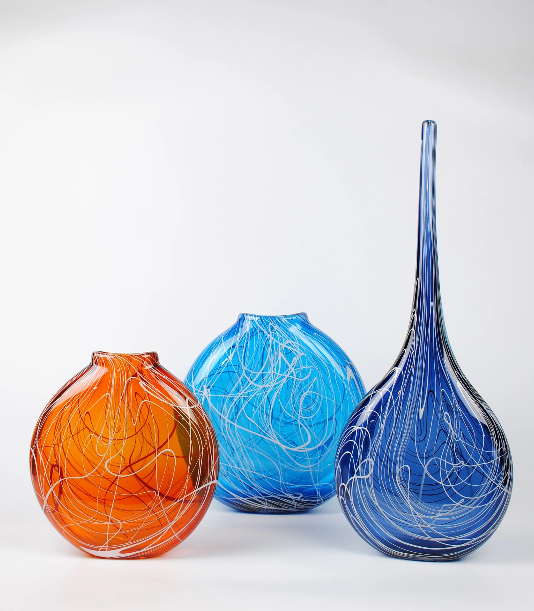 Salmon, Aqua, Steel Blue