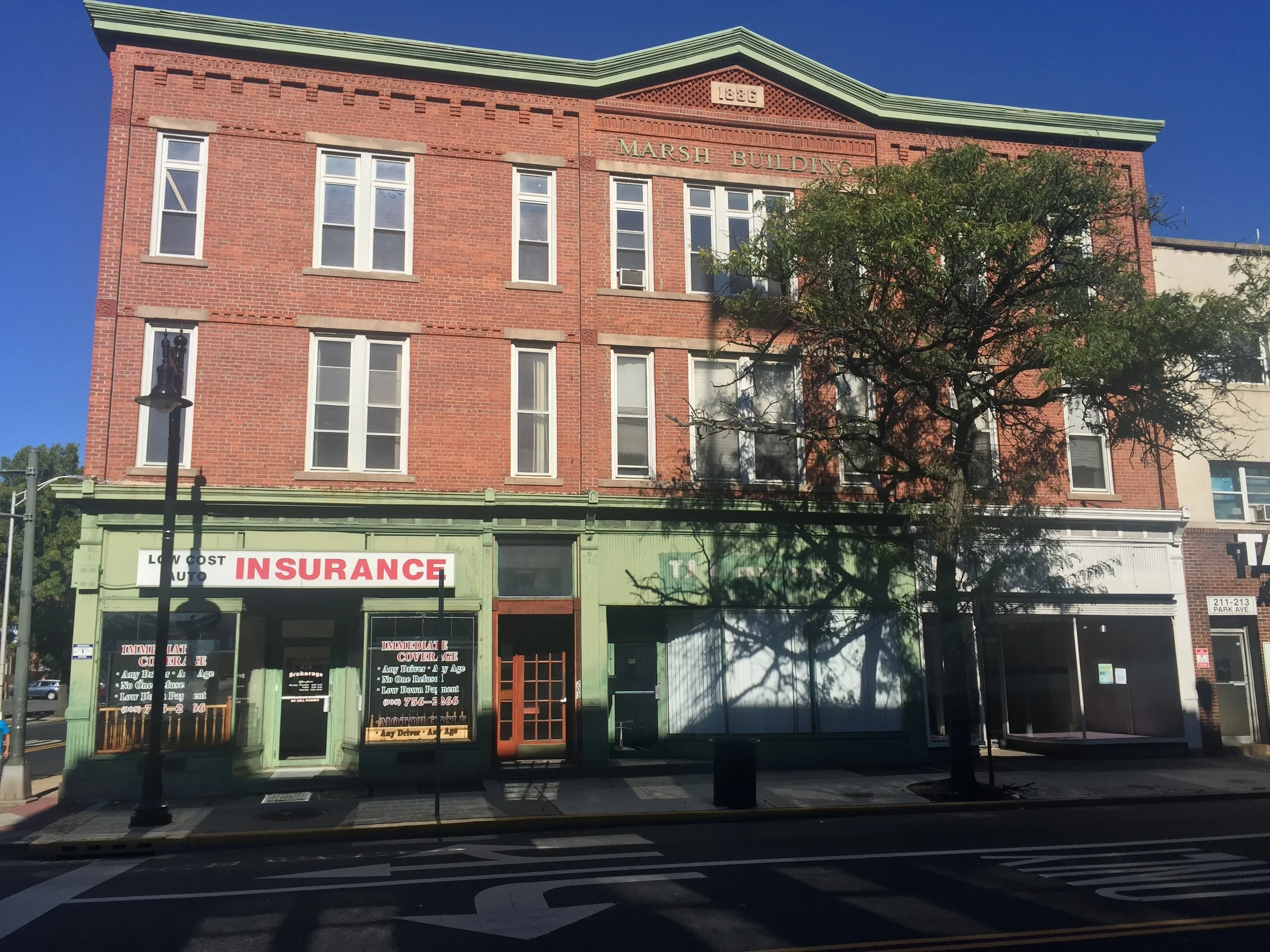 The Marsh Building | 201-209 Park Avenue | Built 1886 | Italianate