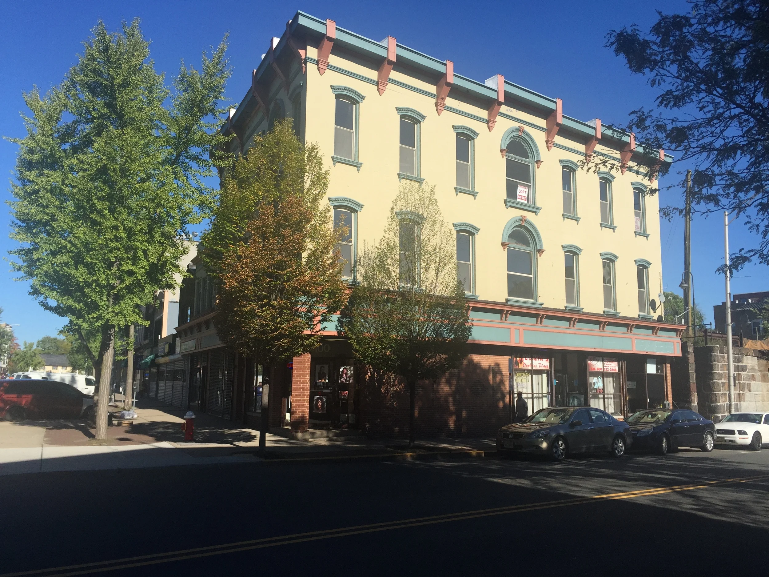 The Hetfield Building | Built 1886 | 100- 110 North Avenue | Late 19th Century Commercial Building 