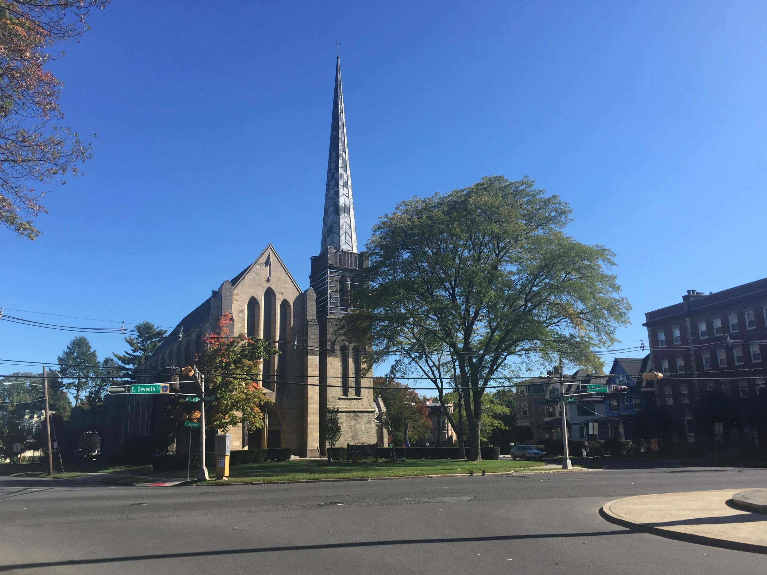 Crescent Presbyterian Church (In nearby Crescent Area Historic District) | 700-722 Watchung Avenue | Built 1934 | English Gothic