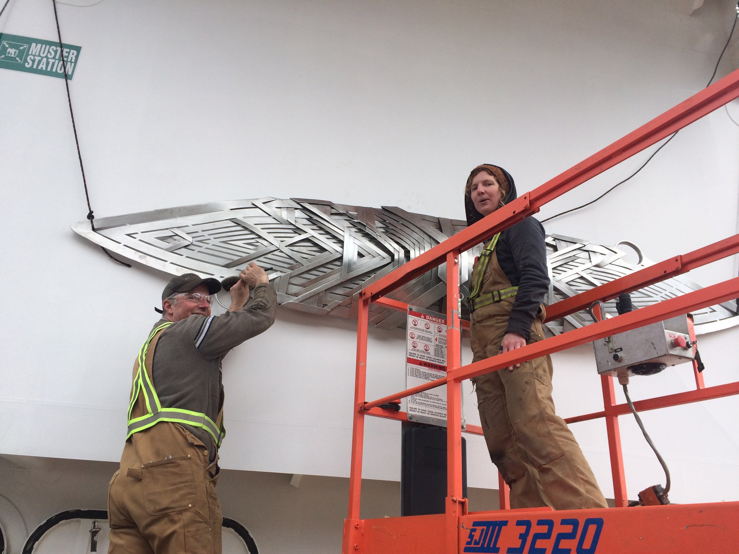 Installing with Trent and the Waterbridge ferry crew was a fantastic way to spend a Friday. 