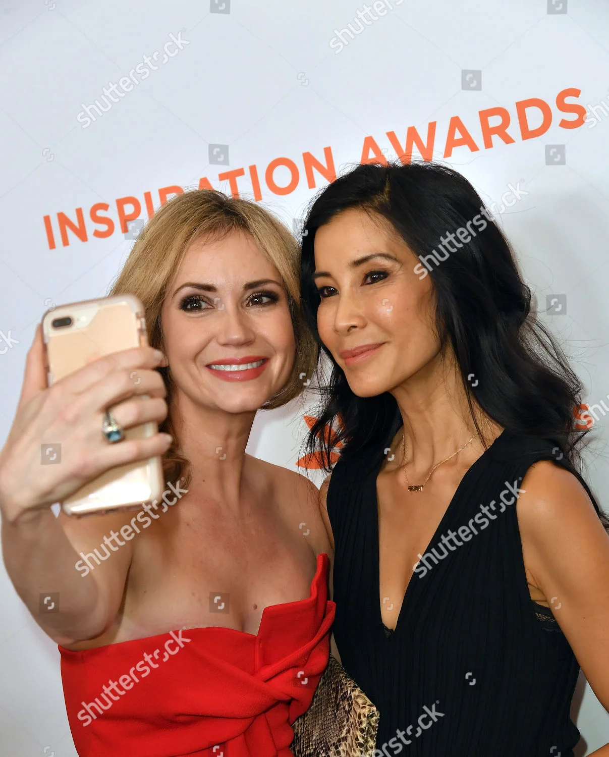 taking a quick selfie with Lisa Ling