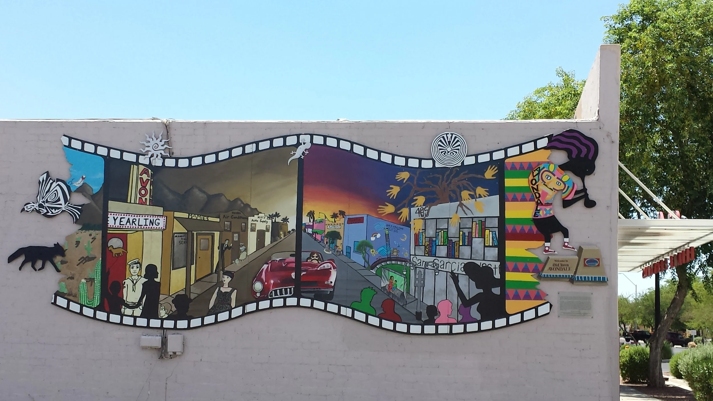 "Road to Rebirth," painted by Edward Buonvecchio and 10 apprentices,707 E. Western Ave.