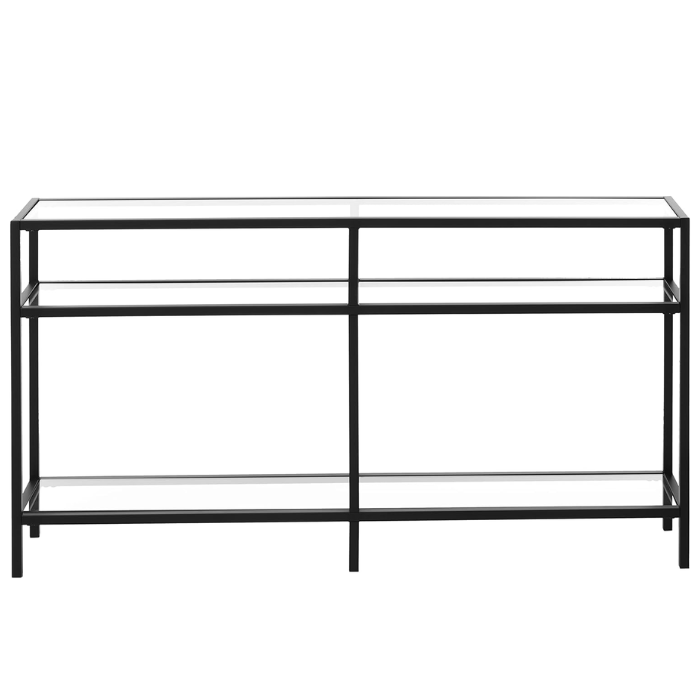 Henry Glass Top Console Table — S T A G E D