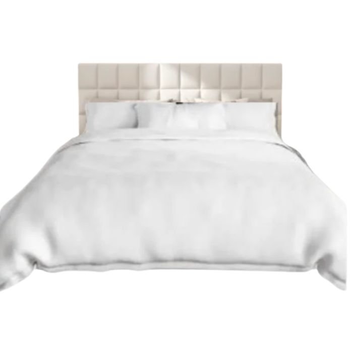 Justin Velvet Beige King Headboard