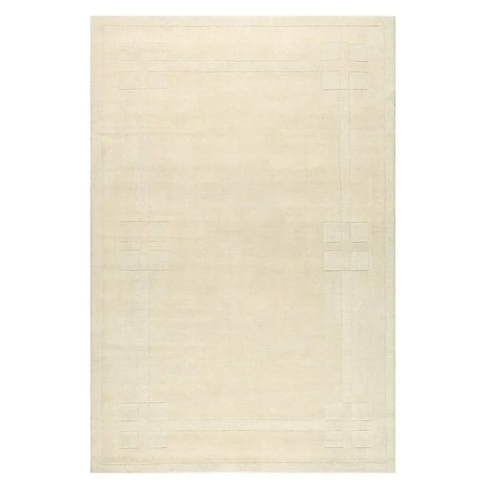 Wool Bordered Wool Rug