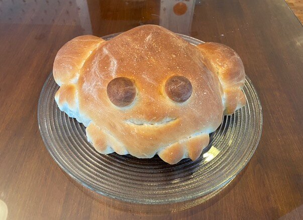 TikTok inspired bread frog