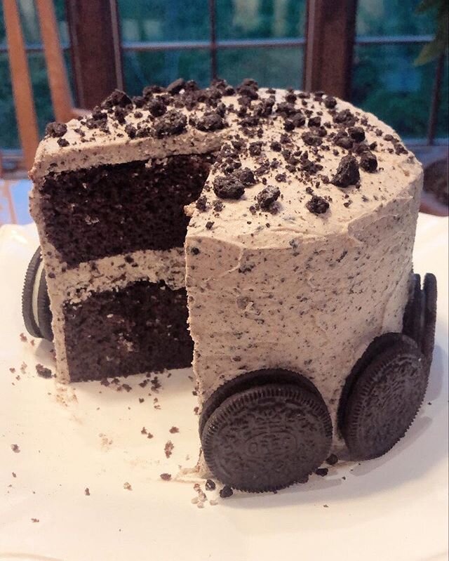 Here is a delicious Oreo cake made by @marine.tw !🍰🍰