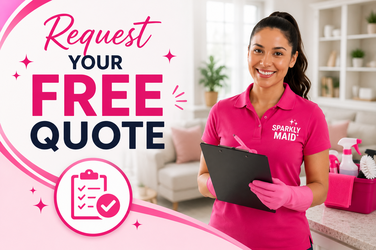 Give us an idea of your house, what you want cleaned, and when you would like it done.