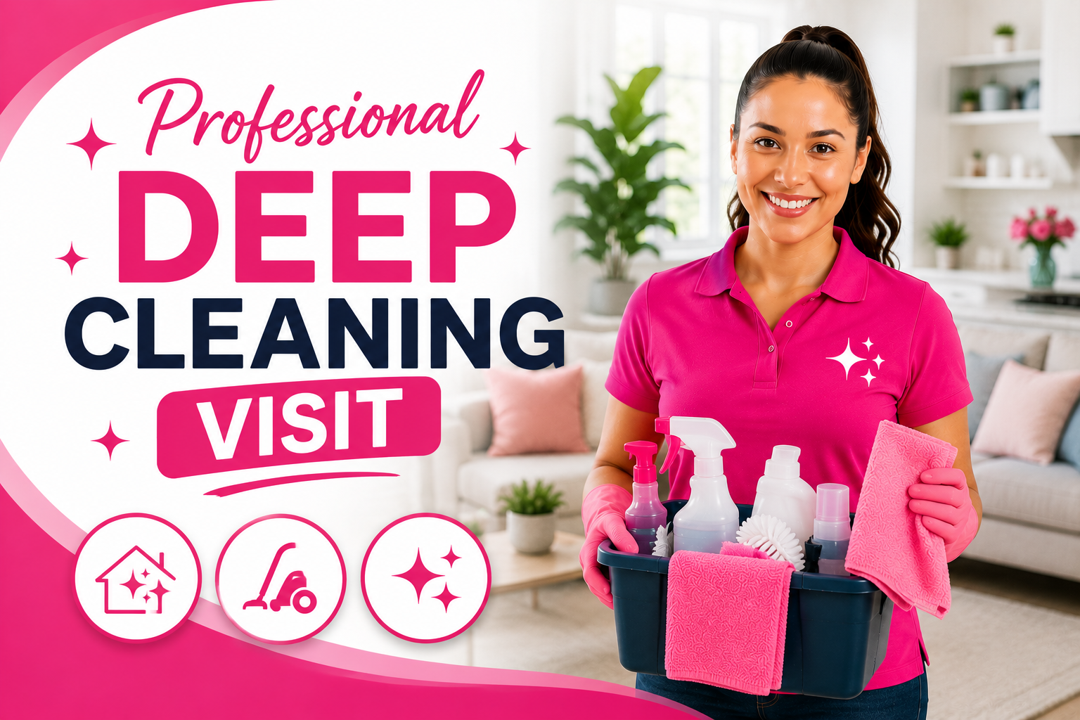 When we arrive, our team is prepared to give you a deep clean from top to bottom.