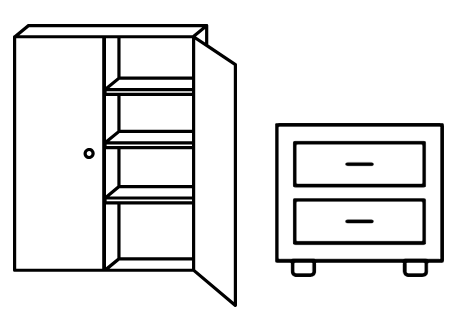 Cabinets and Drawers