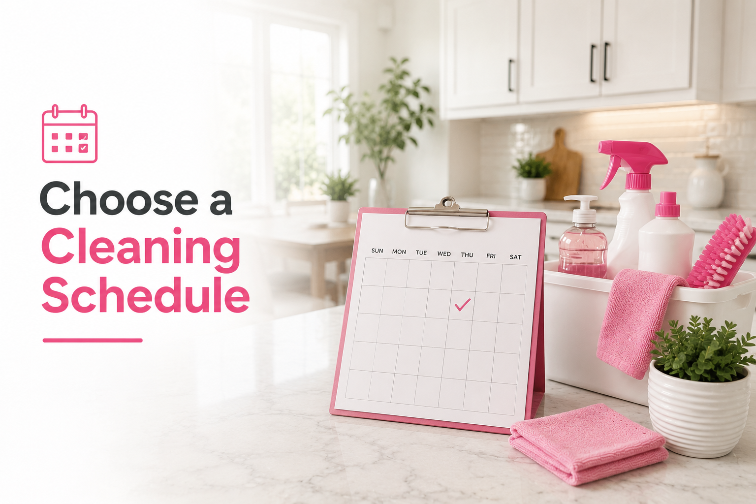 We will work with you to find a cleaninig schedule that meets your housekeeping needs.