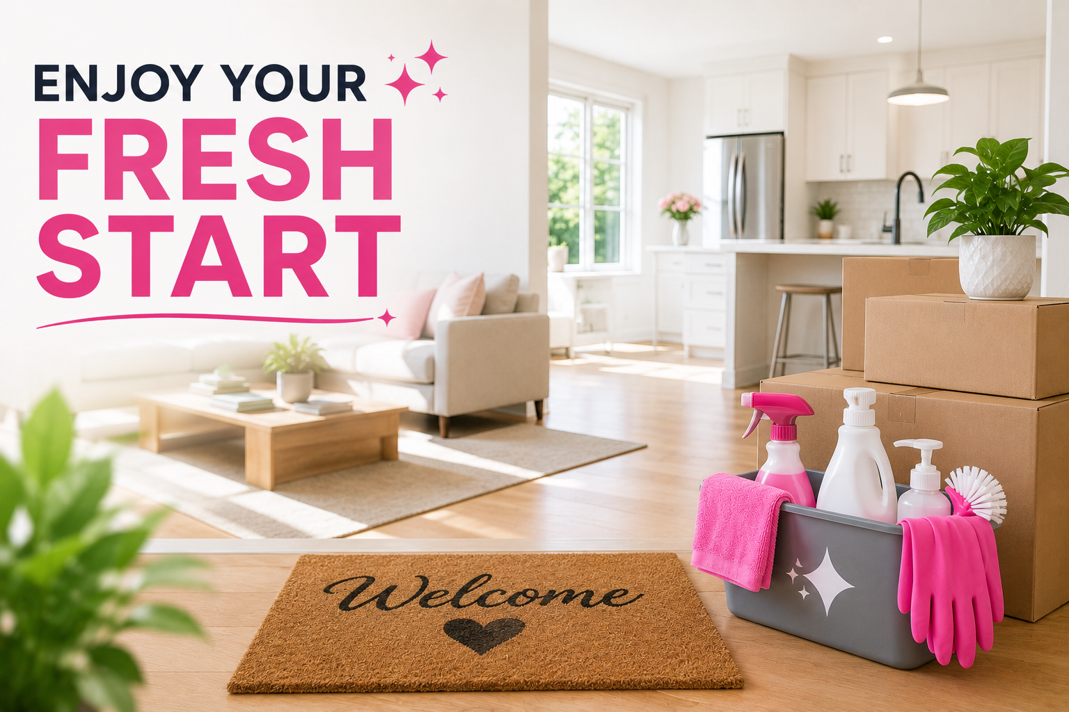 You'll be able to enjoy your fresh new home right away once it has been moved-in and is free of dirt.