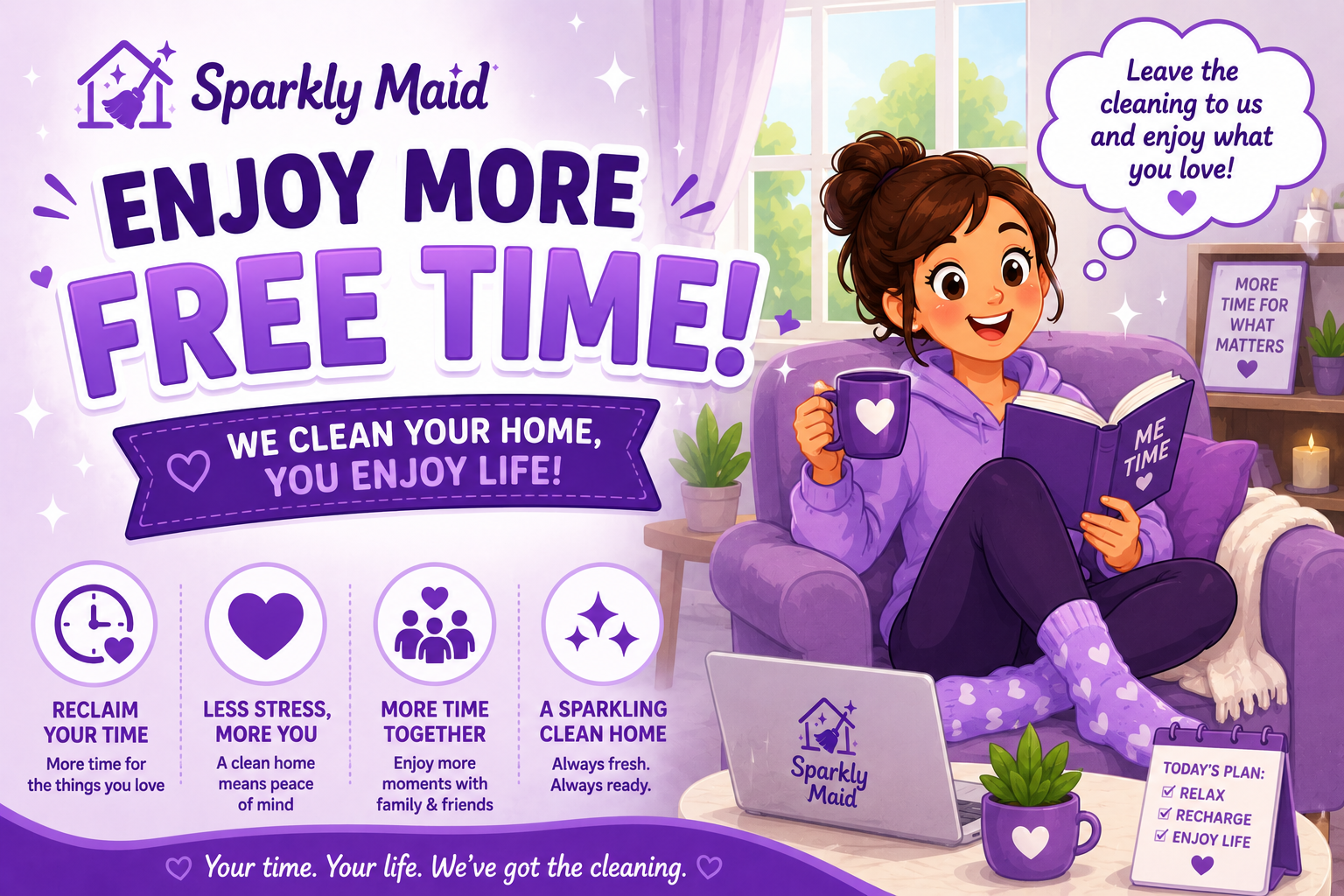 Relax and enjoy a cleaner, fresher, and more comfortable home.