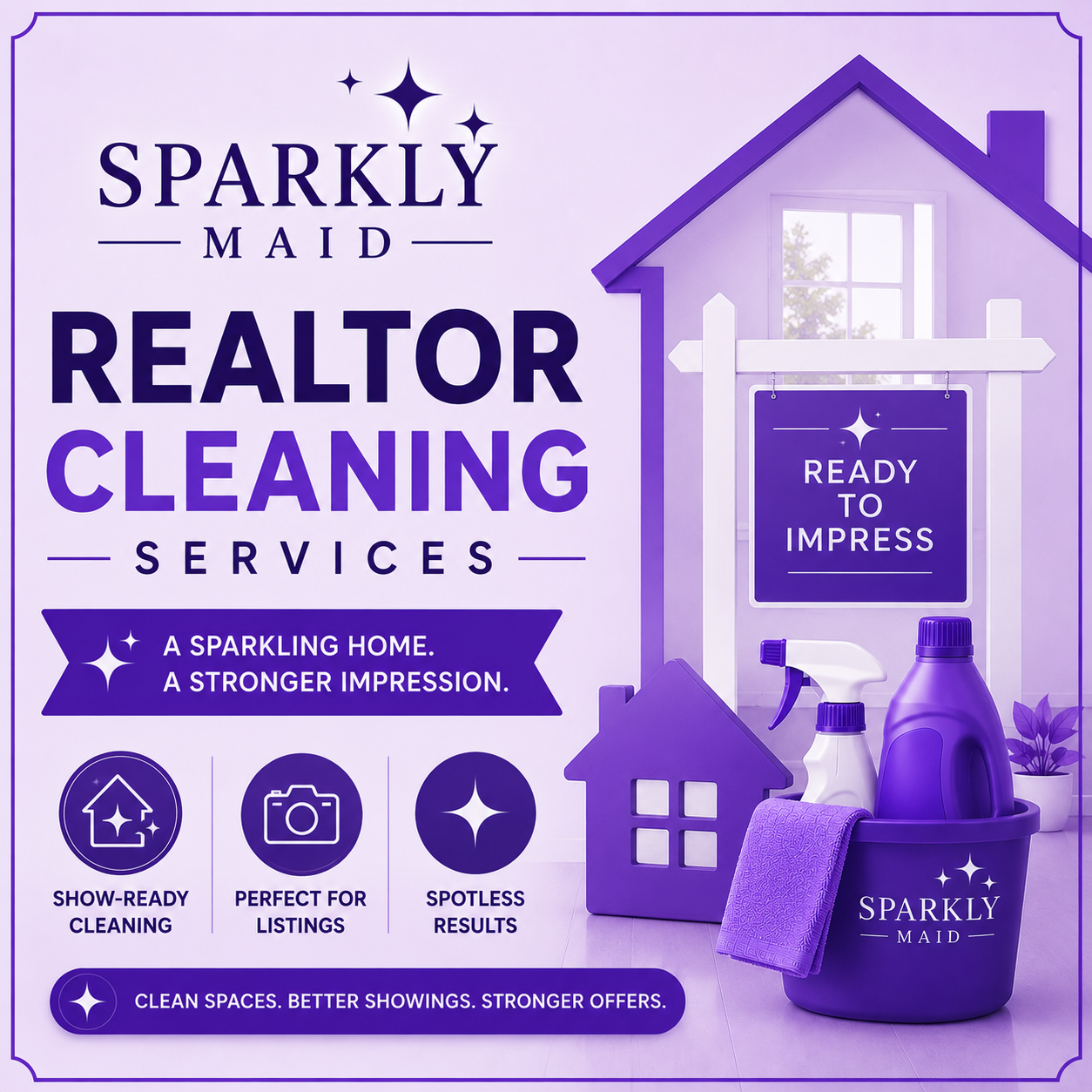 Realtor cleaning services by Sparkly Maid to prepare homes for sale in Chicago