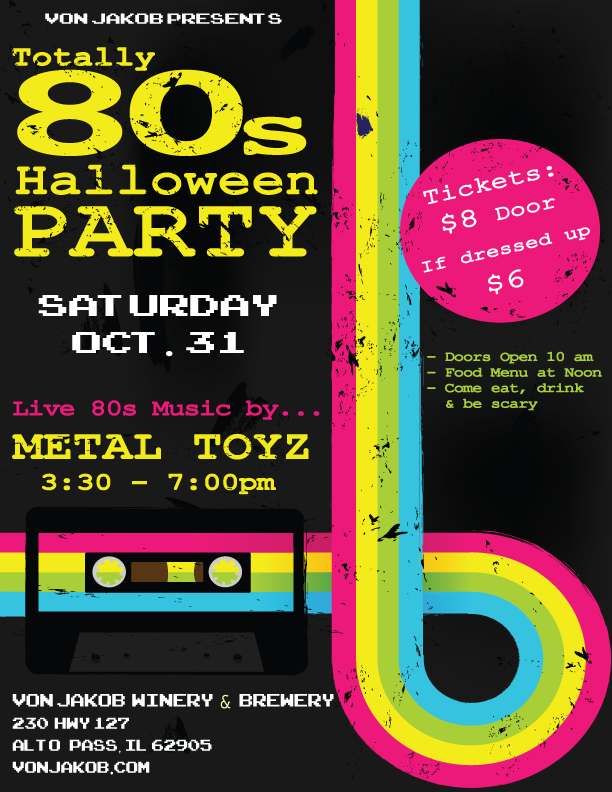 Totally 80s Halloween Party!
