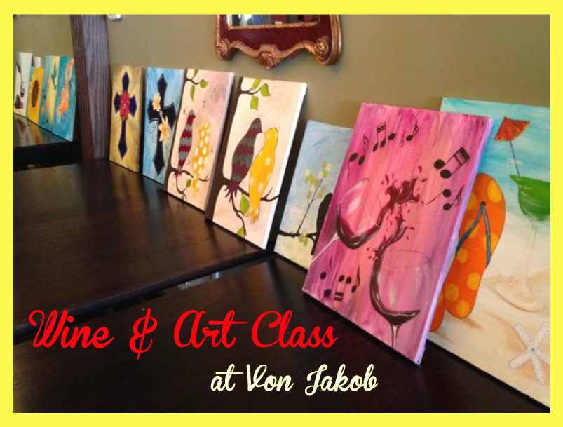 Splash & Dash - Wine & Art Class