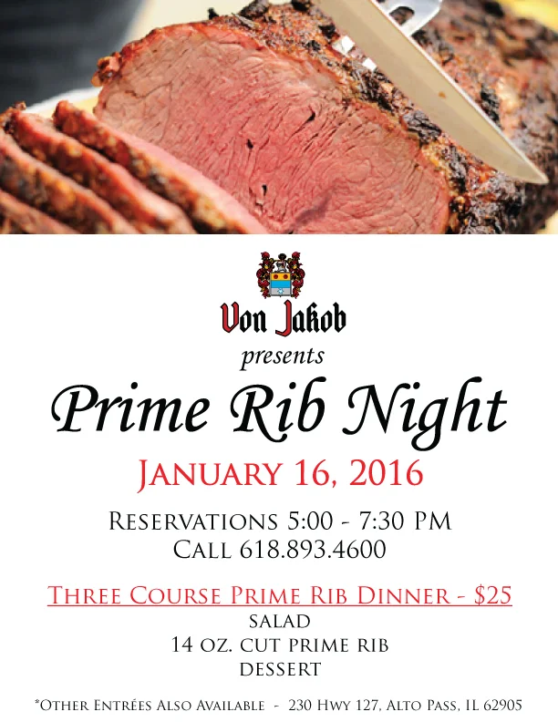 Prime Rib Dinner