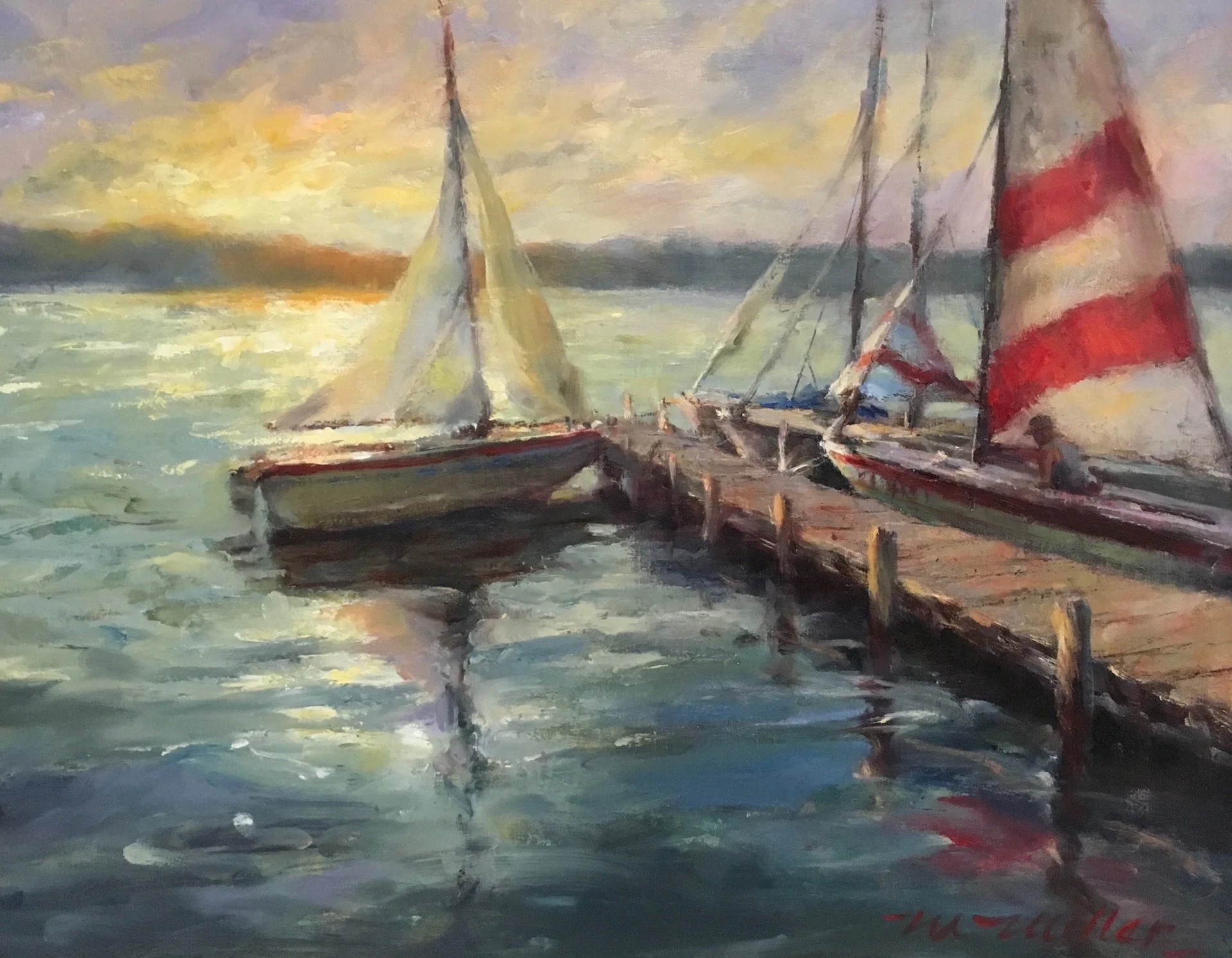 Sunset on the Lake - Hoover
