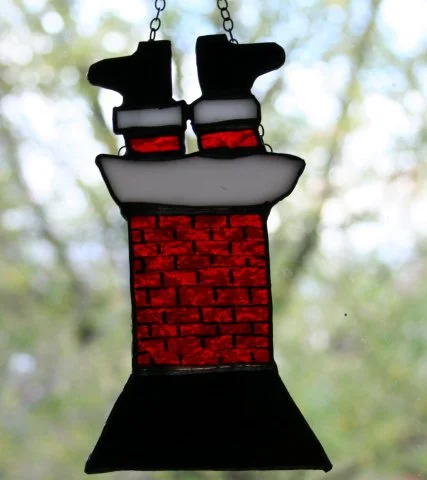 Santa Down Chimney
