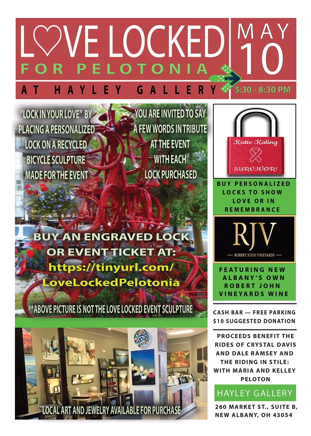 Love Locked for Pelotonia