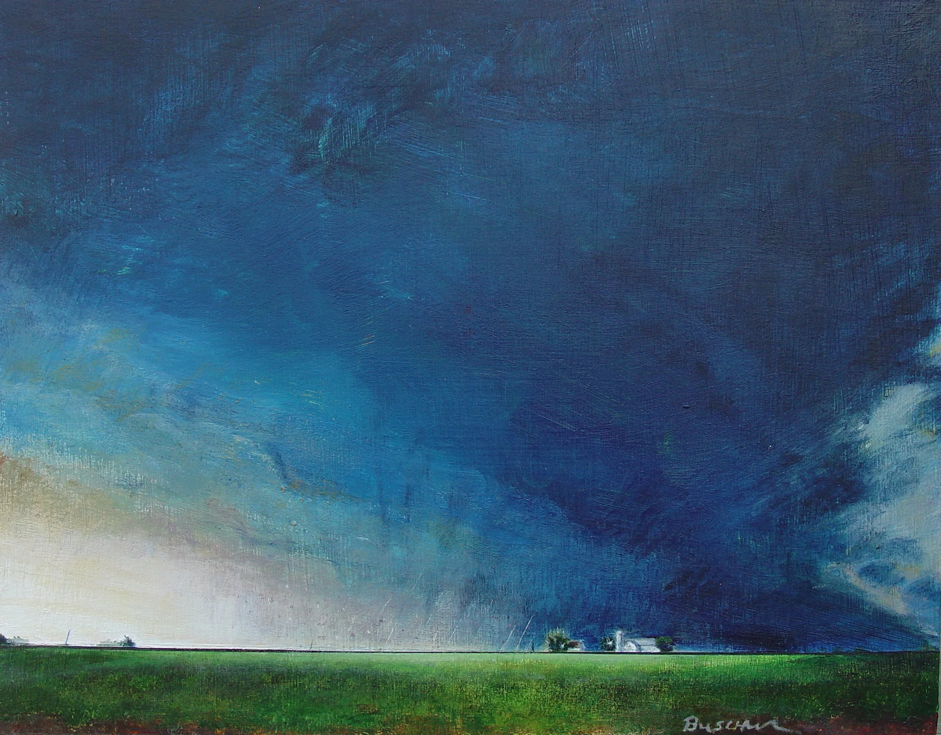 The Sound of Thunder Over A Distant Space_acylic on board_8x10_$400.JPG