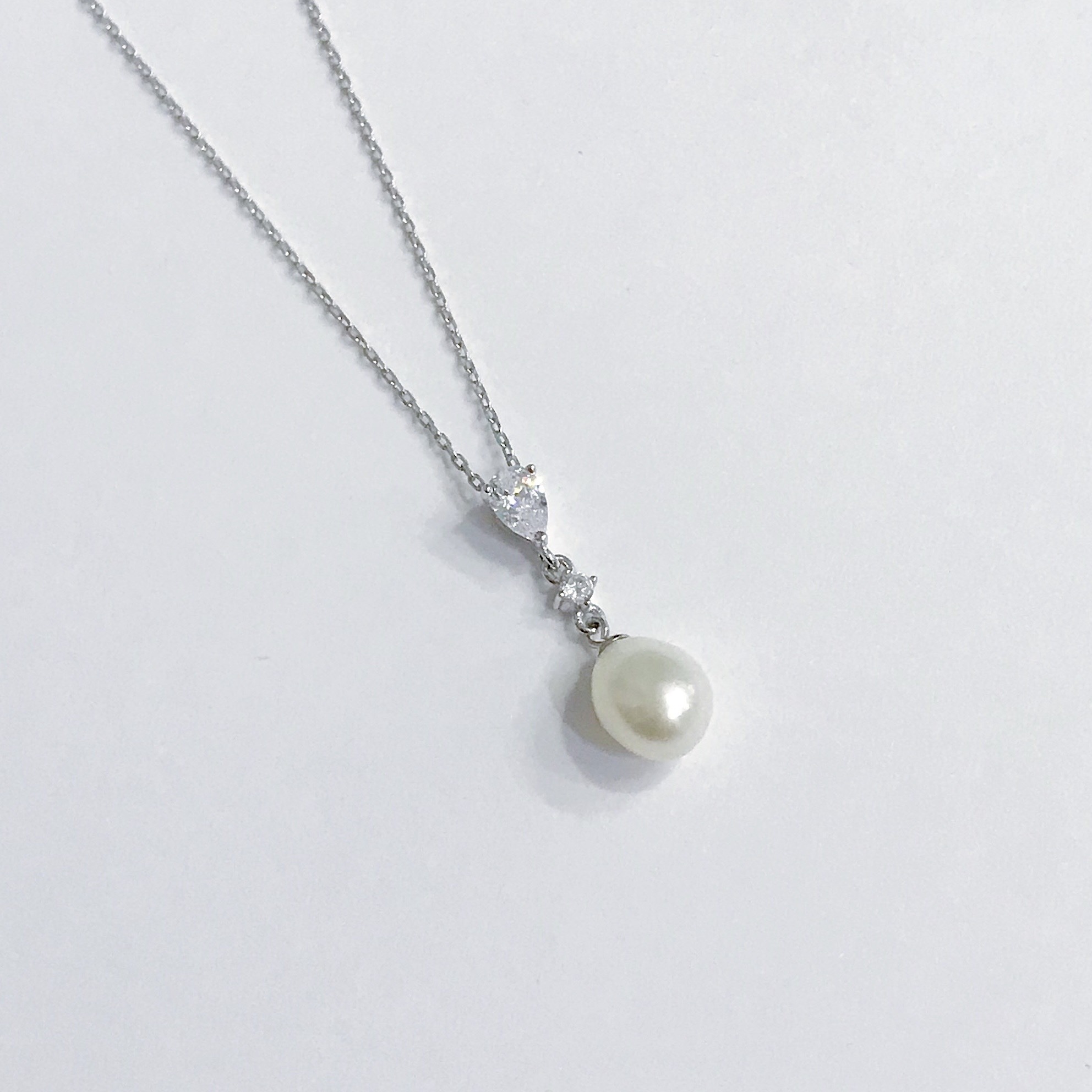 Pearl and Sterling Necklace