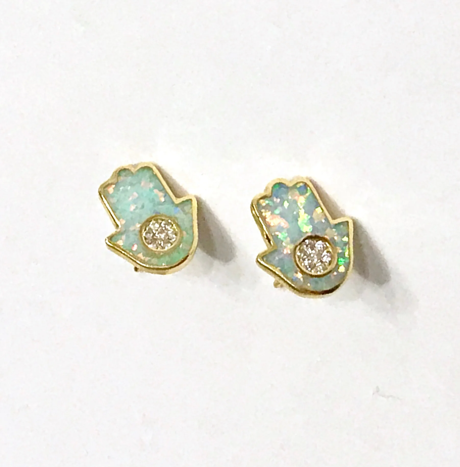 Opal 18K Gold Vermeil Earrings