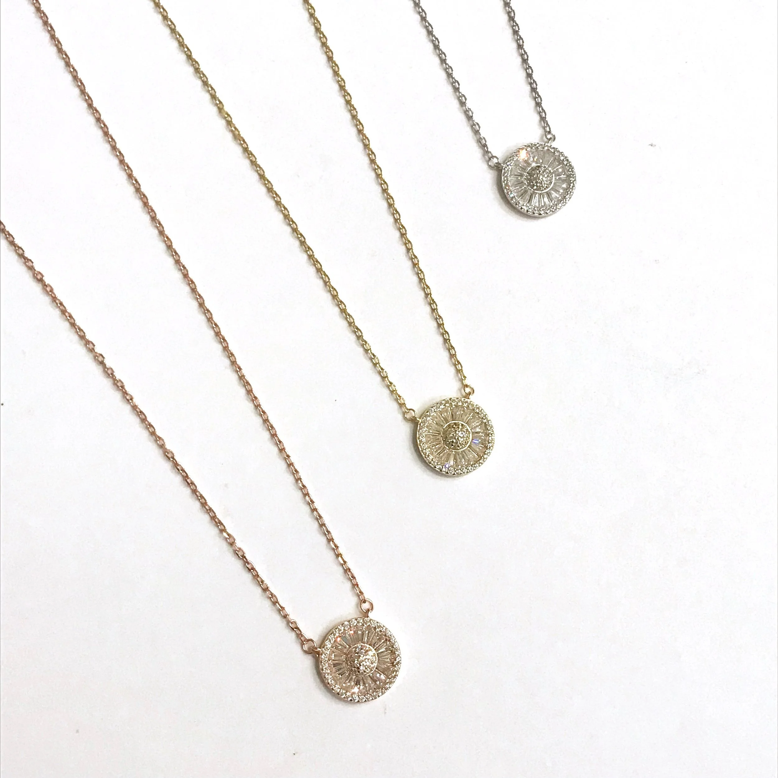 Quartz Circle Necklace