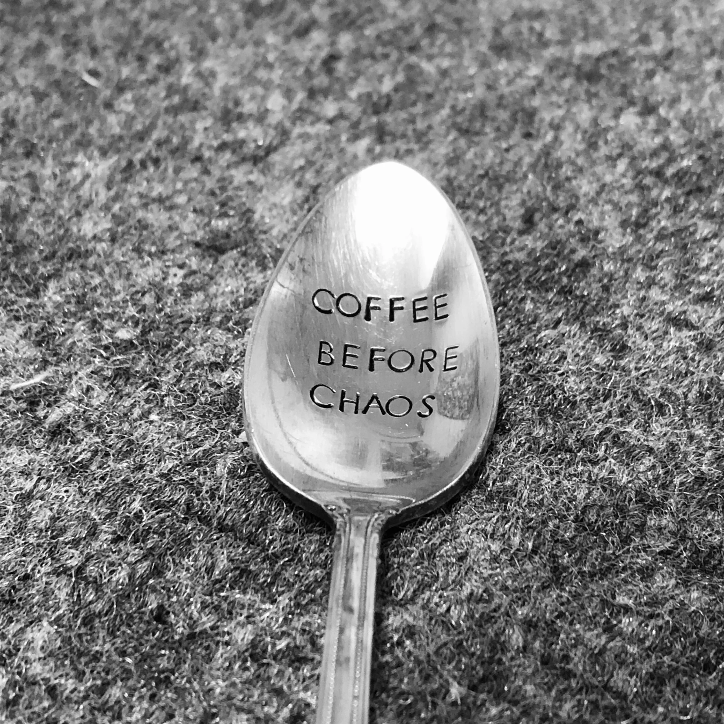 Coffee Before Chaos Spoon