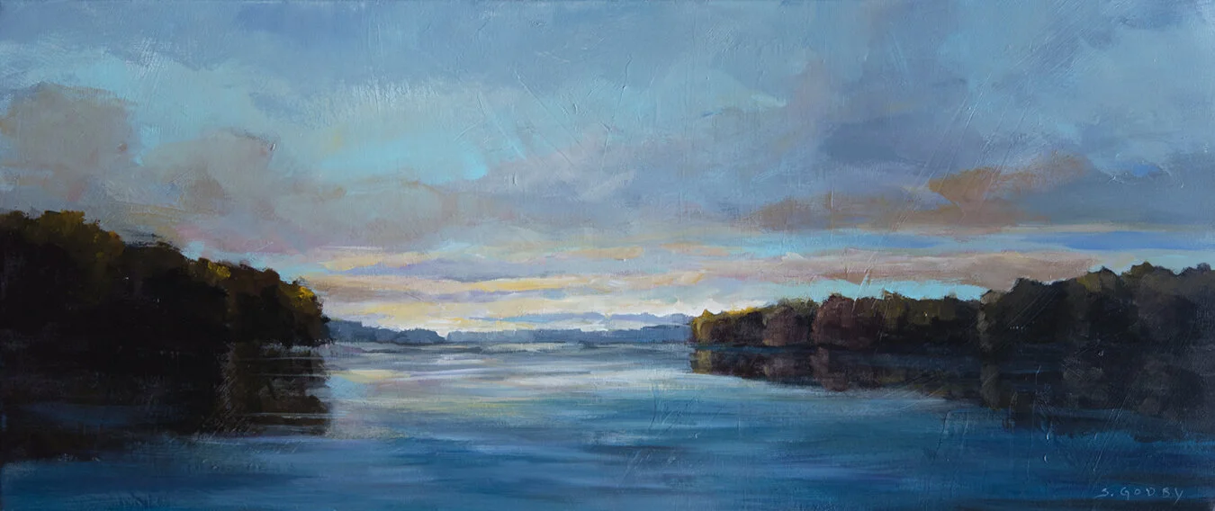 Evening Glow on the Horizon