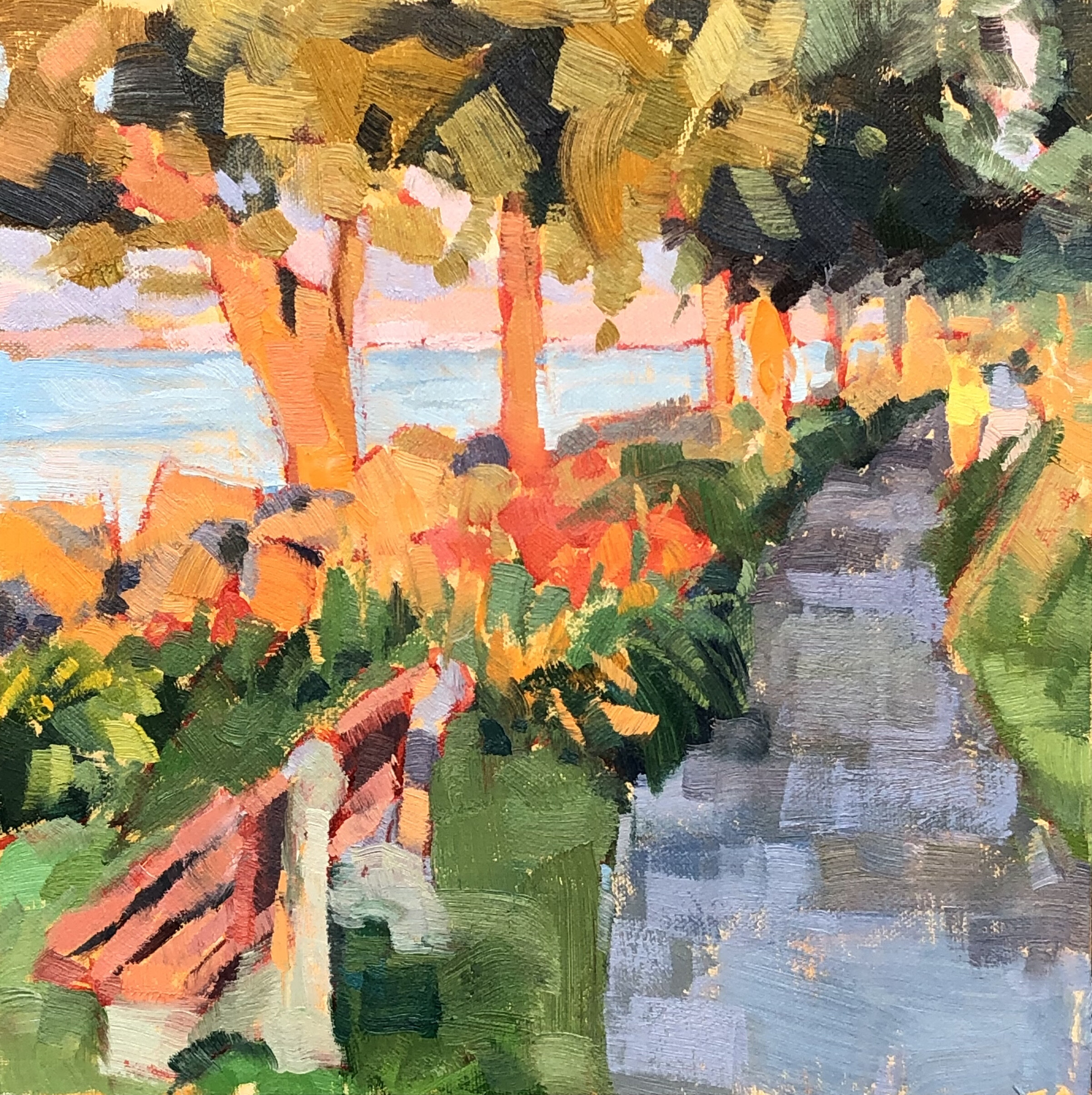 Sunset Bench