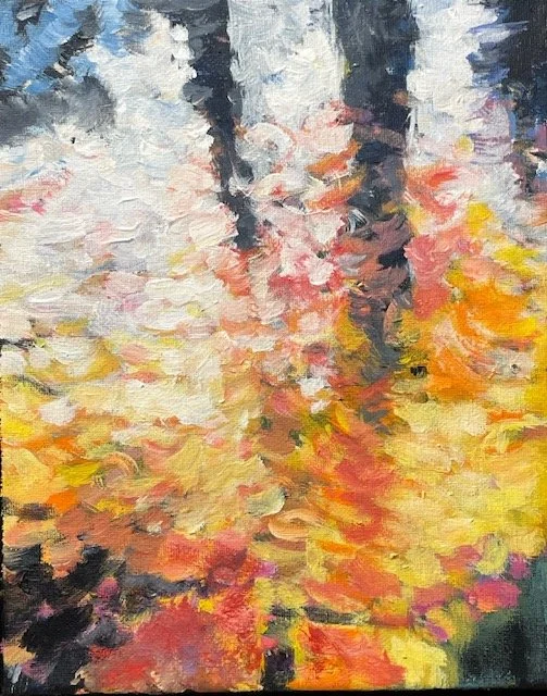 Higgins_Relection Yellow_ Acrylic on Canvas_8x10_$125.jpg