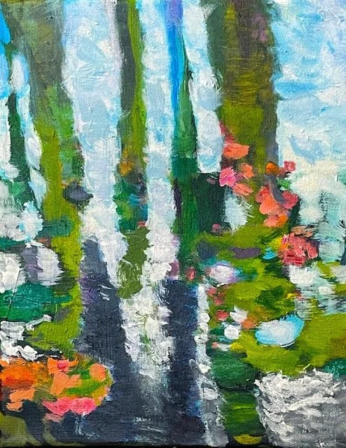 Higgins-Reflection Green_Acrylic on Canvas_8x10_$125.jpg