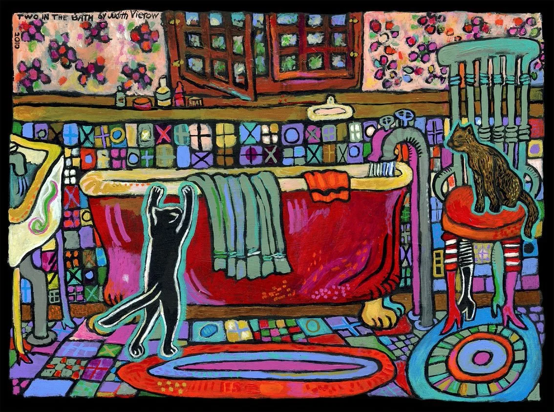 two in the bath 9x12 blue.jpg