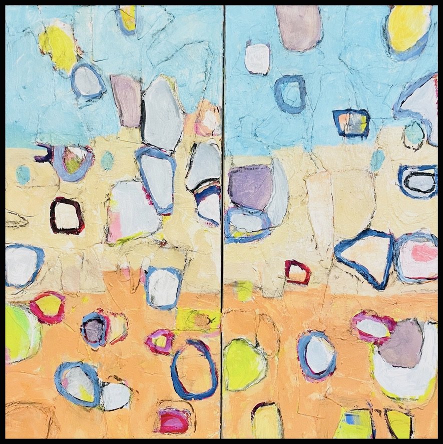 Higgins_Beachcombers #1 and#2_mixed mediamedia_30x15_$1300.jpeg