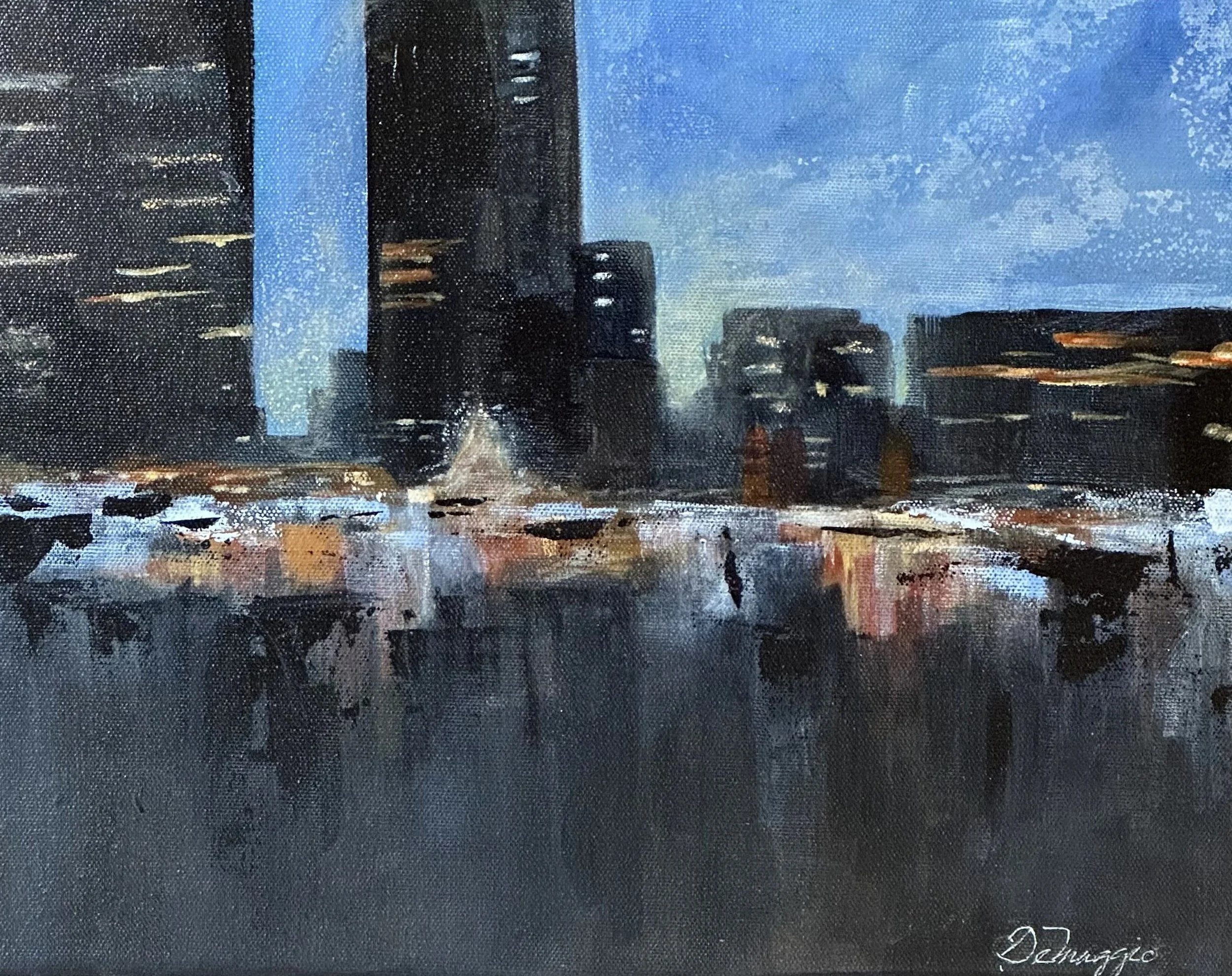 Metropolis - 11x14  Acrylic on Canvas Framed.jpg