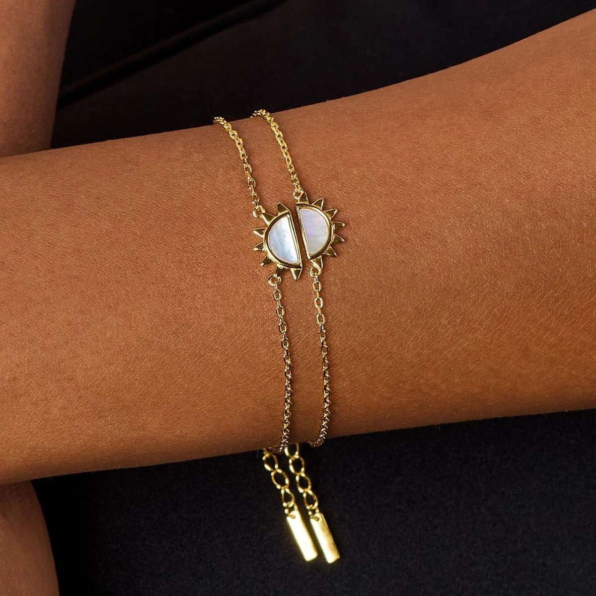 Gold Night and Day Bracelets