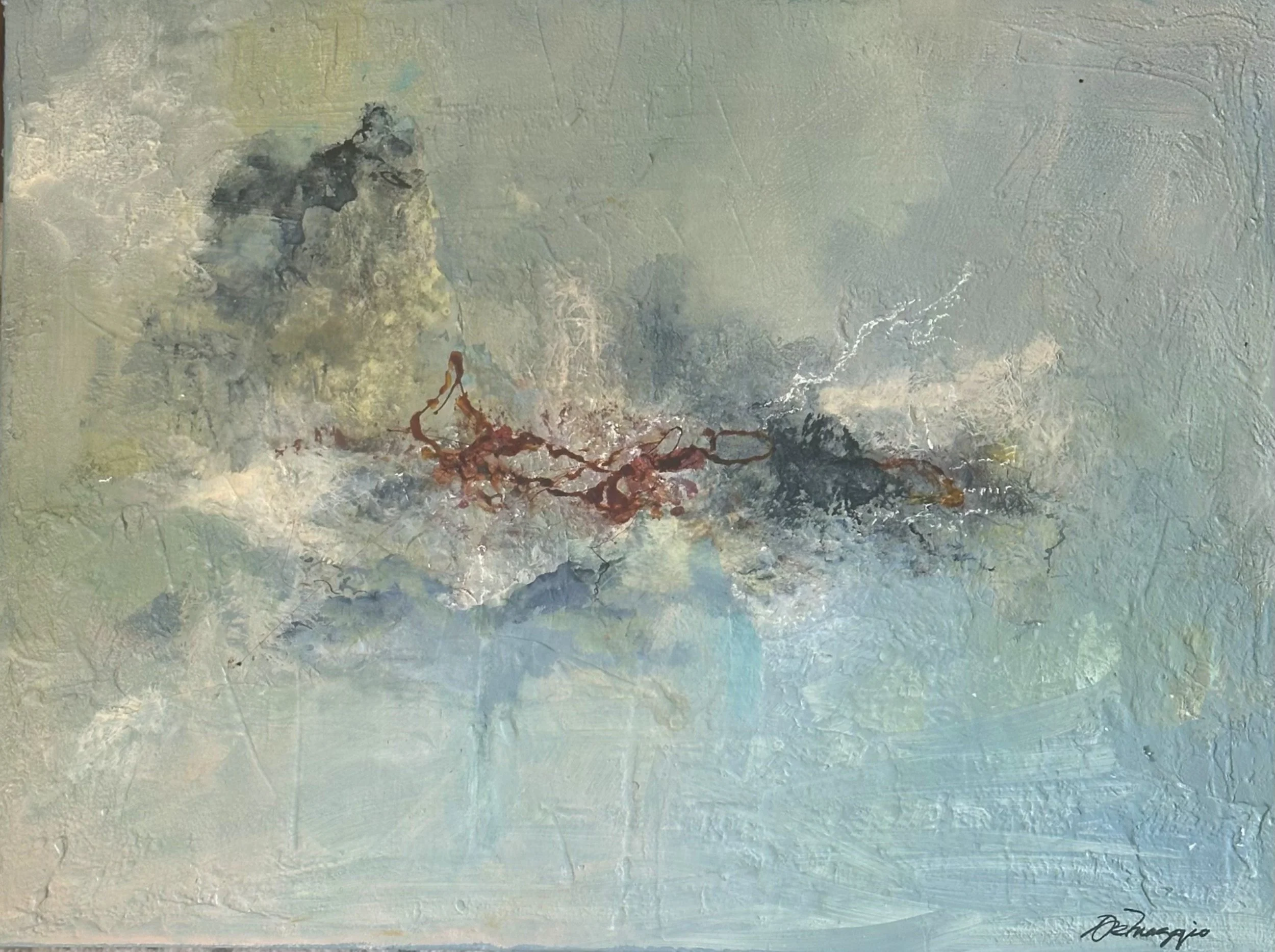 Arguement with Gravity 18x24  Mixed Media.jpg