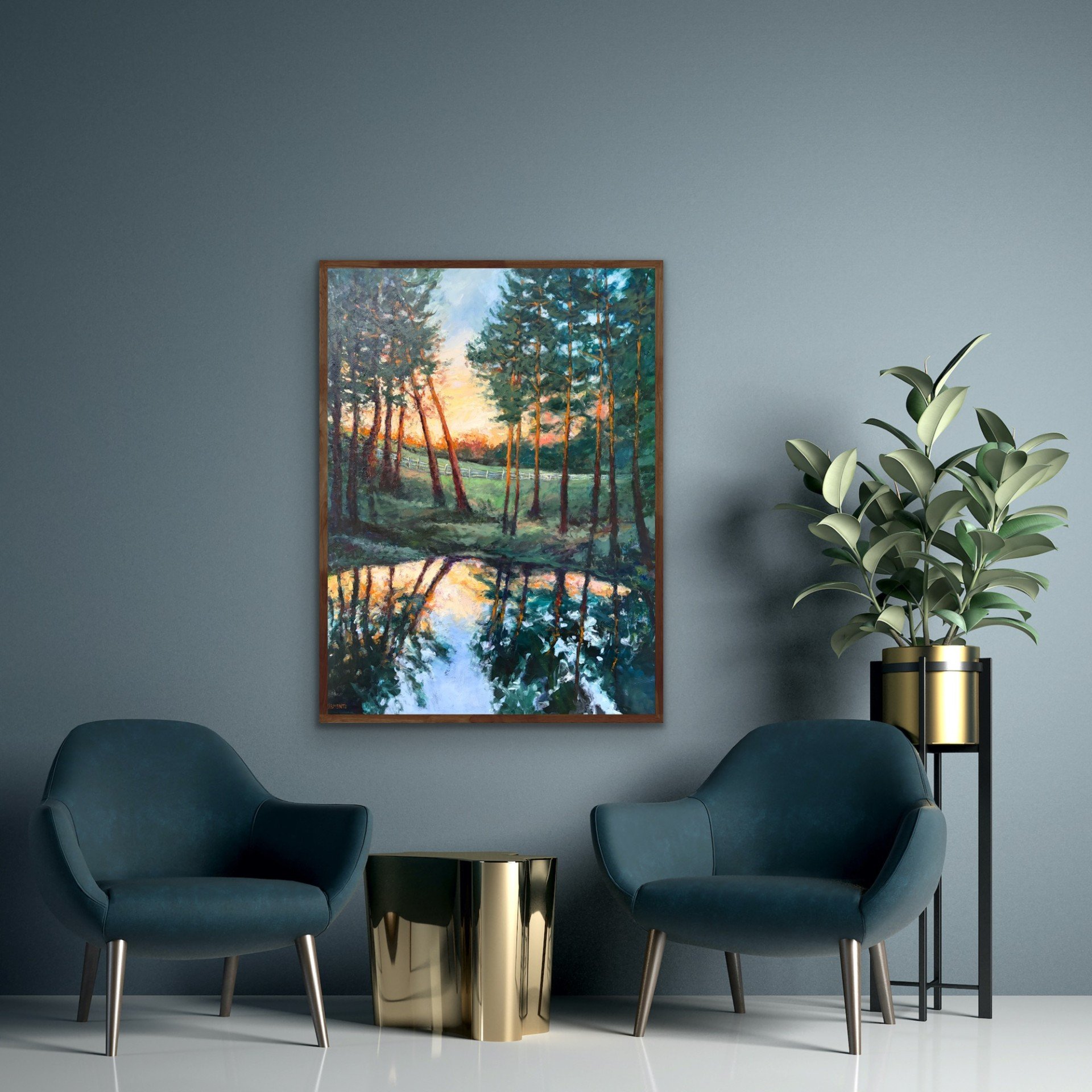 A Day's Reflection framed.jpg