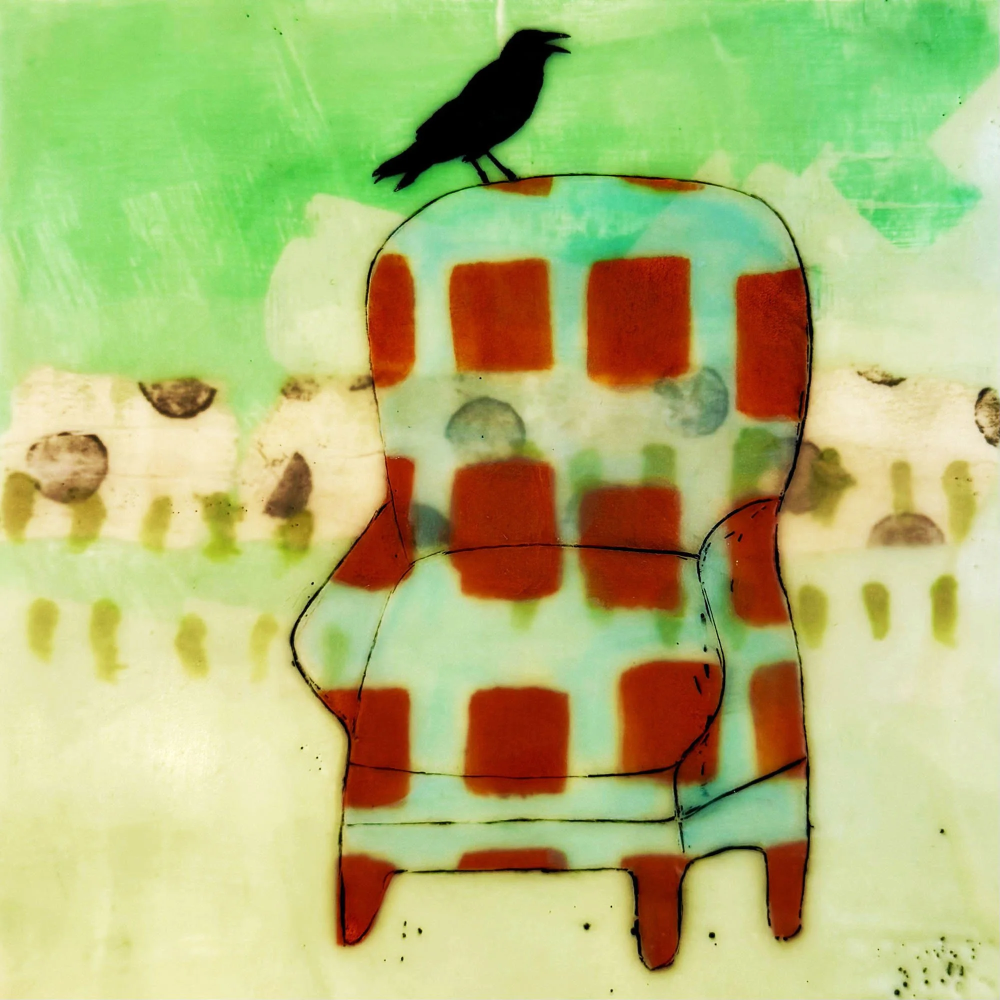 Crow's Wingback Chair