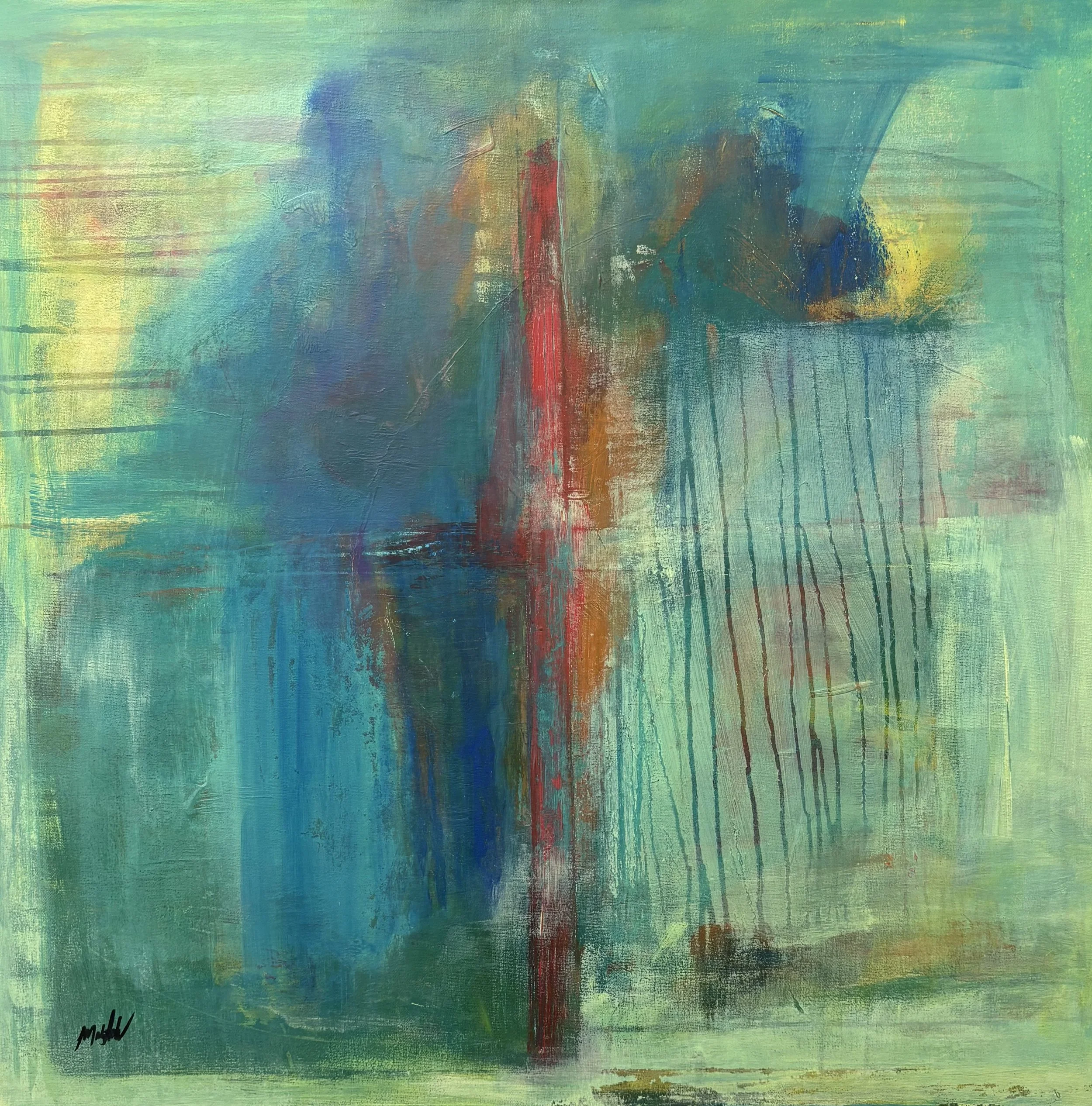 Untitled Green & Red