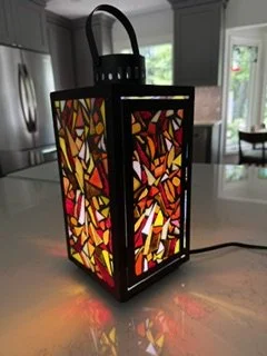 Mosaic Lantern Yellow/Orange