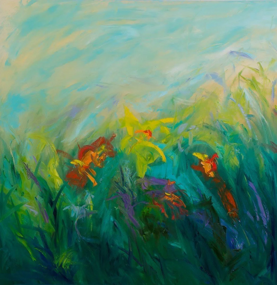 Wildflowers 36x36 oil on gallery wrap canvas 3195.jpg