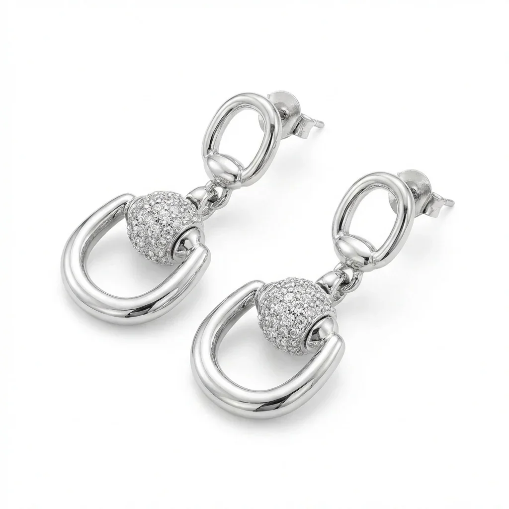 Equestrian Horseshoe Earrings